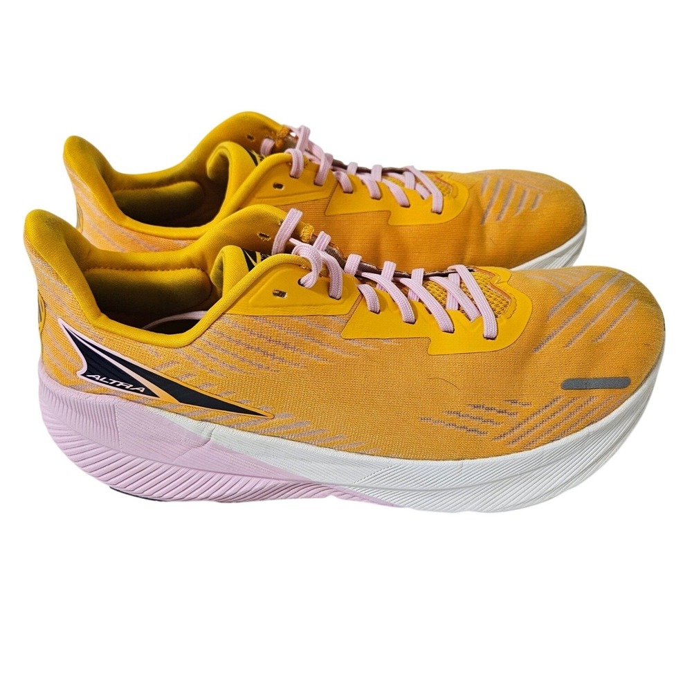 Altra FWD Experience Womens Running Shoes Athletic AL0A82CJ628 Yellow Pink 12